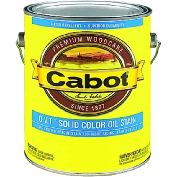 Cabot 1 Gallon- Med Base O.V.T. Solid Oil Stain- 250 Voc 80351167089 - main
